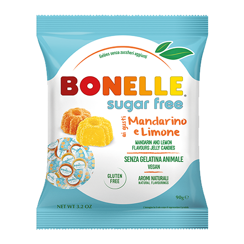 Busta Bonelle Sugar Free Mandarino Limone da 90 g Busta Bonelle Sugar Free Mandarino Limone da 90 g